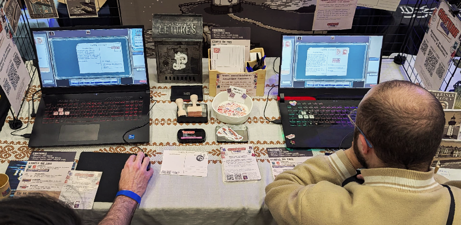 Notre stand Ă l'Indie Game Lyon 7